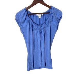 August Silk Scoop Neck Tee